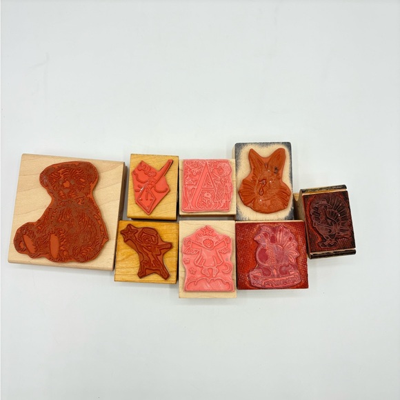 Wooden rubber stamp Bundle 8 - Picture 6 of 6